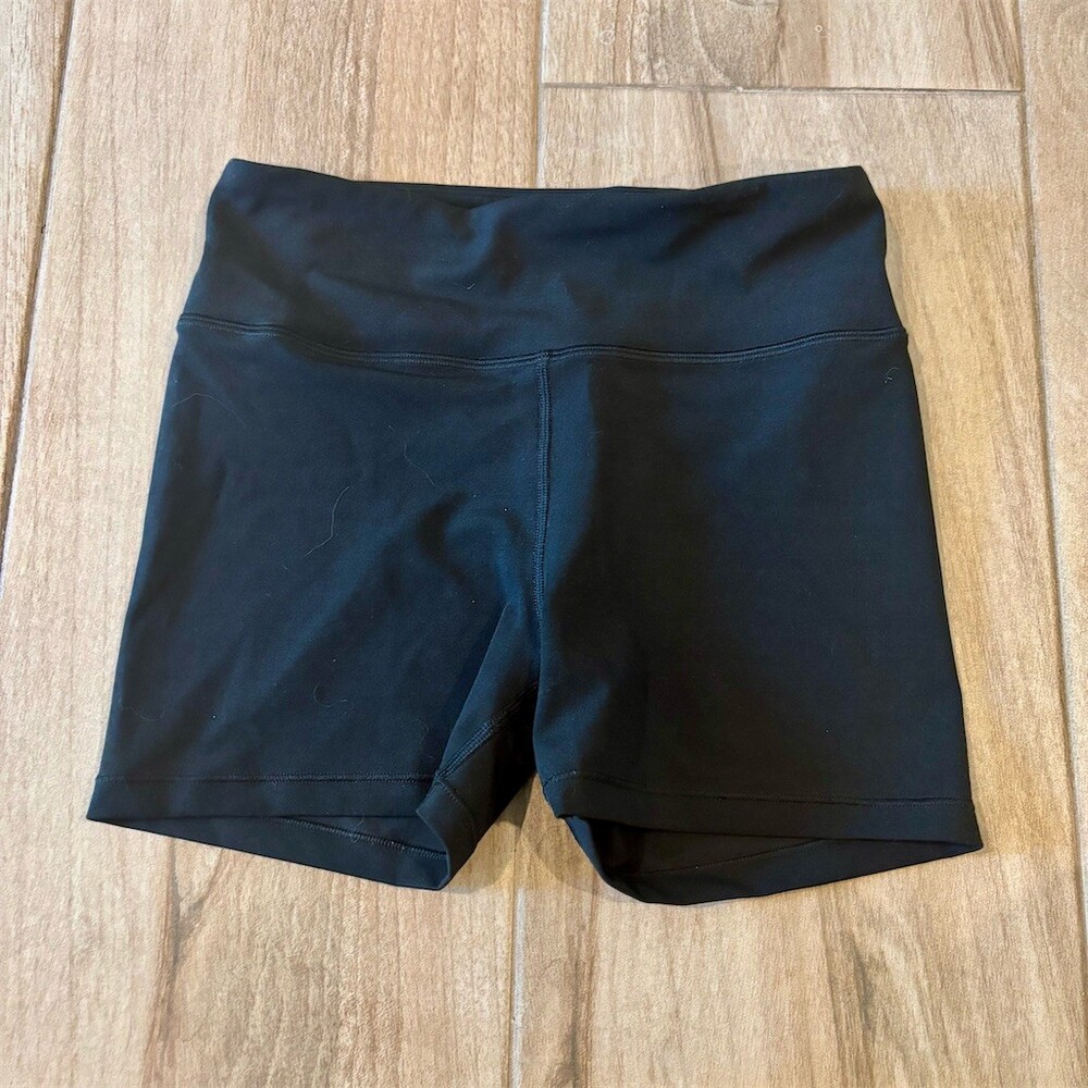 Athleta Girl Chit Chat Short Girls XL Black High Rise Stretch Athletic